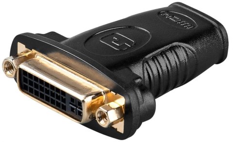 Goobay | Adapter wideo | 19-pinowe HDMI typu A | żeńskie | 24+5-pinowe DVI | żeńskie