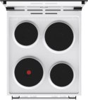 Gorenje Cooker | GE5A21WH | Hob type Electric | Oven type Electric | White | Width 50 cm | Grilling | Depth 59.4 cm | 68 L