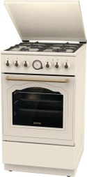 Gorenje Cooker | GKS5B70CLI | Hob type Gas | Oven type Electric | Sandy | Width 50 cm | Depth 59.4 cm | 70 L