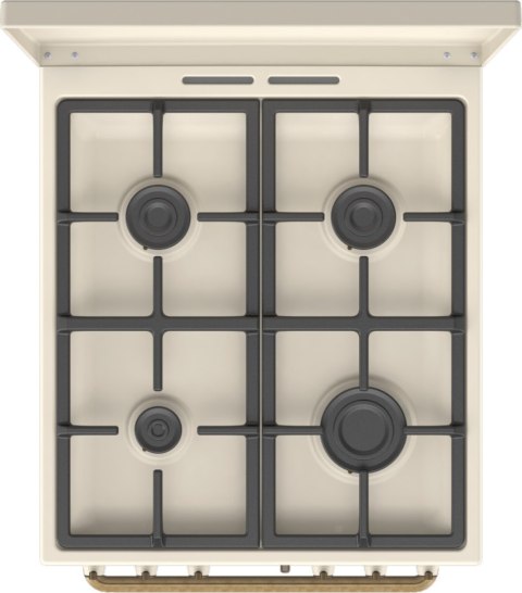 Gorenje Cooker | GKS5B70CLI | Hob type Gas | Oven type Electric | Sandy | Width 50 cm | Depth 59.4 cm | 70 L