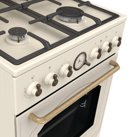 Gorenje Cooker | GKS5B70CLI | Hob type Gas | Oven type Electric | Sandy | Width 50 cm | Depth 59.4 cm | 70 L