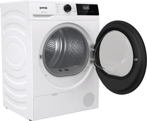 Gorenje Dryer Machine | DHNE82 | Energy efficiency class Class A++ | Front loading | 8 kg | LED | Depth 55 cm | White