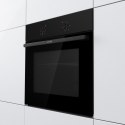 Gorenje Oven | BO6615E01B | 60 L | Electric | EnamelClean | Push pull buttons | Height 59.5 cm | Width 59.5 cm | Stainless steel