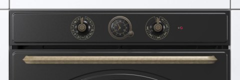 Gorenje Oven | BOS67372CLB | 77 L | Electric | AquaClean | Mechanical control | Steam function | Height 59.5 cm | Width 59.5 cm
