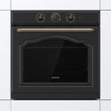 Gorenje Oven | BOS67372CLB | 77 L | Electric | AquaClean | Mechanical control | Steam function | Height 59.5 cm | Width 59.5 cm