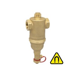 Icma 746 | F-F dirt separator for heating and cooling systems with a removable magnetic cartridge