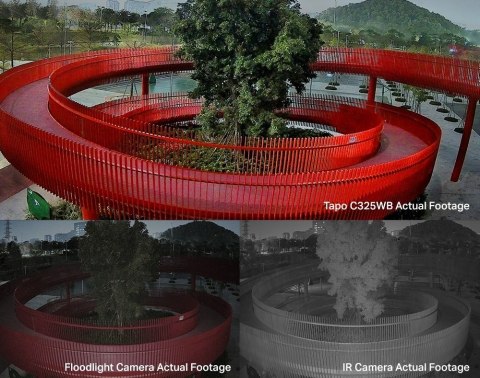 Kamera zewnętrzna do monitoringu TP-LINK ColorPro | Wi-Fi | Tapo C325WB | Rozdzielczość 4 MP | Obiektyw F1.0 | Odporność IP66 |