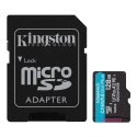 Kingston | Canvas Go! Plus | 128 GB | microSD | Flash memory class Class 10, UHS-I, U3, V30, A2