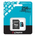 Kingston | Canvas Go! Plus | 256 GB | microSD | Flash memory class Class 10, UHS-I, U3, V30, A2