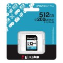 Kingston | Canvas Go! Plus | 512 GB | SD | Flash memory class Class 10, UHS-I, U3, V30