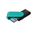 Kingston USB Flash Drive | DataTraveler Exodia S | 128 GB | USB 3.2 Gen 1 | Black/Turquoise