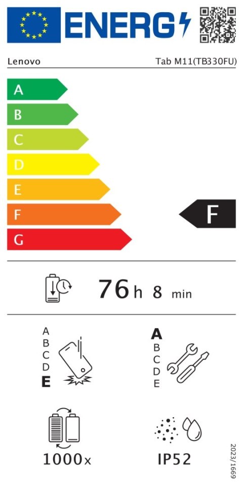 Lenovo Tab (bez zasilacza) | M11 11 | 11 " | Luna Grey | 1920 x 1200 pikseli | MediaTek | Helio G88 | 8 GB | Soldered LPDDR4x |