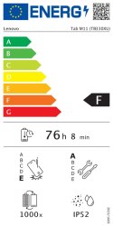 Lenovo Tab (bez zasilacza) | M11 | 11 " | Luna Grey | 1920 x 1200 pikseli | MediaTek | Helio G88 | 4 GB | Lutowany LPDDR4x | 128