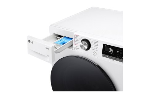 LG | F4WR711S2W | Pralka | Klasa energooszczędności A - 10% | Ładowanie frontowe | Pojemność prania 11 kg | 1400 RPM | Głębokość