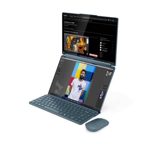 Lenovo Yoga Book 9 14IAH10 | Tidal Teal | 2x14 " | OLED | Ekran dotykowy | 2,8K WQXGA+ | 2880 x 1800 pikseli | Błyszczący | Inte