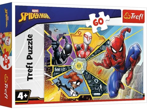 Trefl: Puzzle 60el. - Spiderman: W sieci