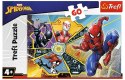 Trefl: Puzzle 60el. - Spiderman: W sieci