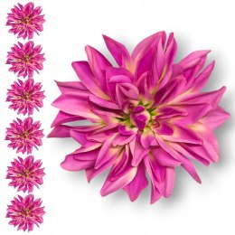 6x DALIA GŁÓWKA WYROBOWA DALIE SZTUCZNE KWIATY GŁÓWKI STROIK WIANEK