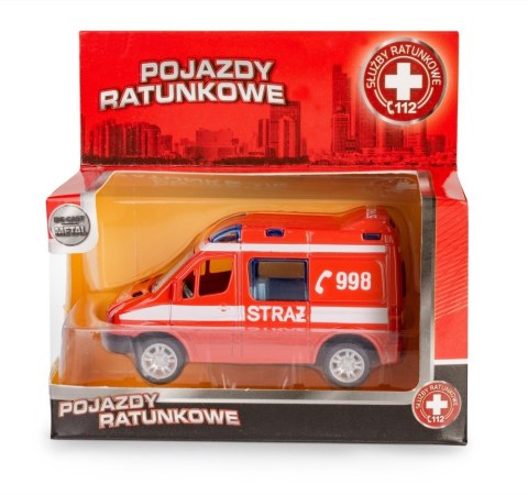 Daffi - Mercedes Benz Sprinter Straż -11,5X6X11cm