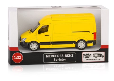 Daffi - Model Pojazdu Mercedes Benz Sprinter Zółty