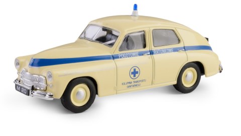 Kolekcja PRL - Warszawa M20 Pogotowie Ratunkowe, skala 1:43