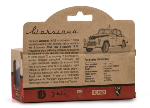 Kolekcja PRL - Warszawa M20 Pogotowie Ratunkowe, skala 1:43