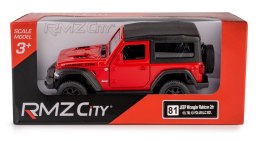 RMZ City - Jeep Wrangler Rubicon 2021 Soft Top Czerwony, skala 1:35
