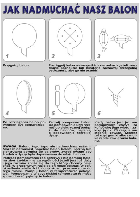 Balon przezroczysty, okrągły kryształowy bobo, 18 cali