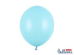 Balony lateksowe Strong, Błękitne, Pastel Light Blue, 30cm, 10 szt.