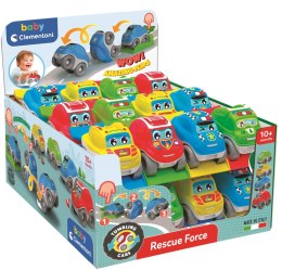 Clementoni: Baby - Przewrotne Samochodziki Ratunkowe