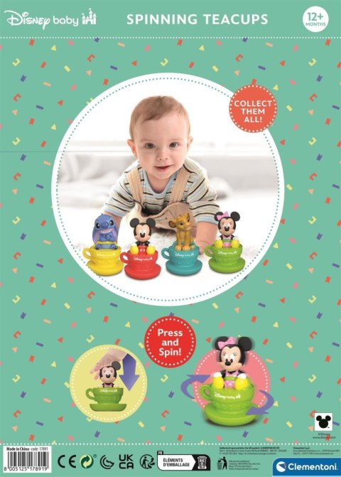 Clementoni: Baby - Wirujące Mickey i Minnie