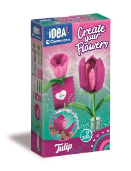 Clementoni: Idea - Mini Fabryka Kwiatów - Tulipan