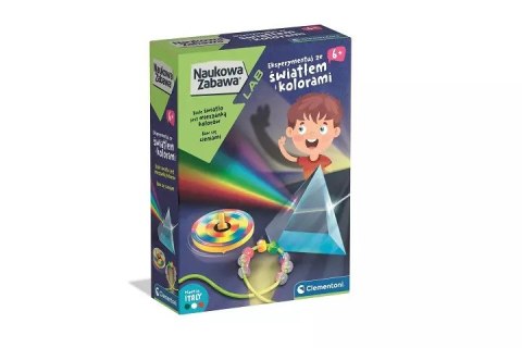 Clementoni: Naukowa Zabawa LAB - Światło i Kolory