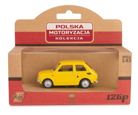 Kolekcja PRL - Fiat 126P Żółty