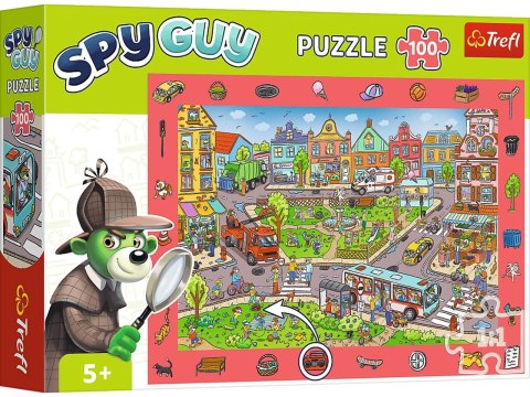 Puzzle Obserwacyjne 100el. Spy Guy - Miasto | Trefl