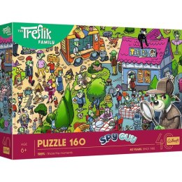 Trefl: Puzzle 160el. - 40-lecie Trefl - Trefliki celebrują