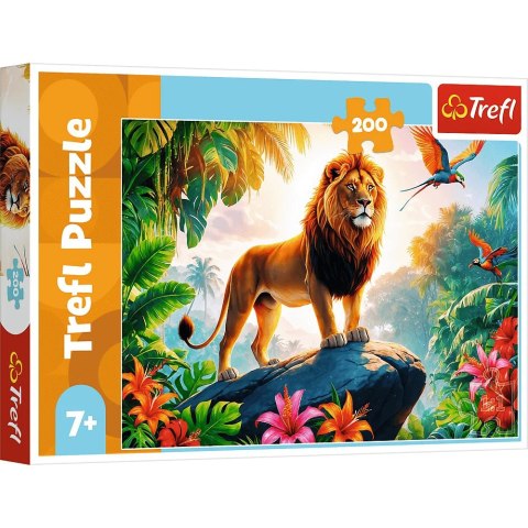 Trefl: Puzzle 200el. - Król dżungli