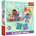 Trefl: Puzzle 2w1 - (30,48el.) + memos - Wesoły dzień Lilo i Stitch