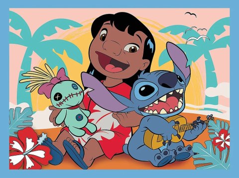 Trefl: Puzzle 2w1 - (30,48el.) + memos - Wesoły dzień Lilo i Stitch