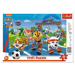 Trefl: Puzzle ramkowe 15el. - Uczynne pieski