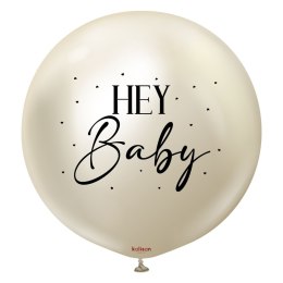 Balon foliowy, Białe Złoto, Mirror White Gold, 36 cali, 1 szt.