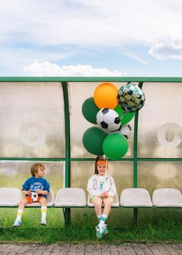 Balon foliowy, Piłka nożna, Mix kolorów, 35 cm