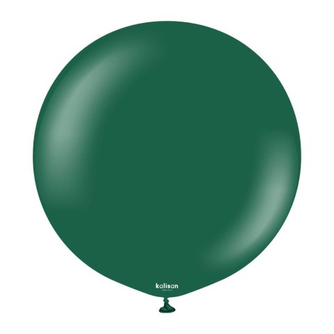Balony lateksowe Kalisan Dark Green, c. zielony 45cm, 25 szt.