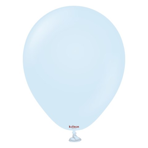 Balony lateksowe Kalisan Macaron Baby Blue, niebieski, 13 cm, 100 szt.