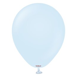 Balony lateksowe Kalisan Macaron Baby Blue, niebieski, 30cm, 100 szt.
