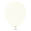 Balony lateksowe Kalisan Retro White, biały, 30cm, 100 szt.