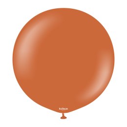 Balony lateksowe Retro Rust Orange, pomarańczowy, 60 cm, 2 szt.