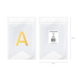 Baner DIY 16x12 cm - literka A