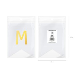 Baner DIY 16x12 cm - literka M