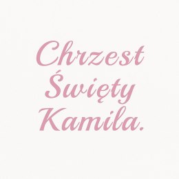 Duża naklejka personalizowana na ściankę, dowolny napis, maks. 30x50 cm